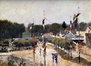 Fete Day at Marly-le-Roi Alfred Sisley